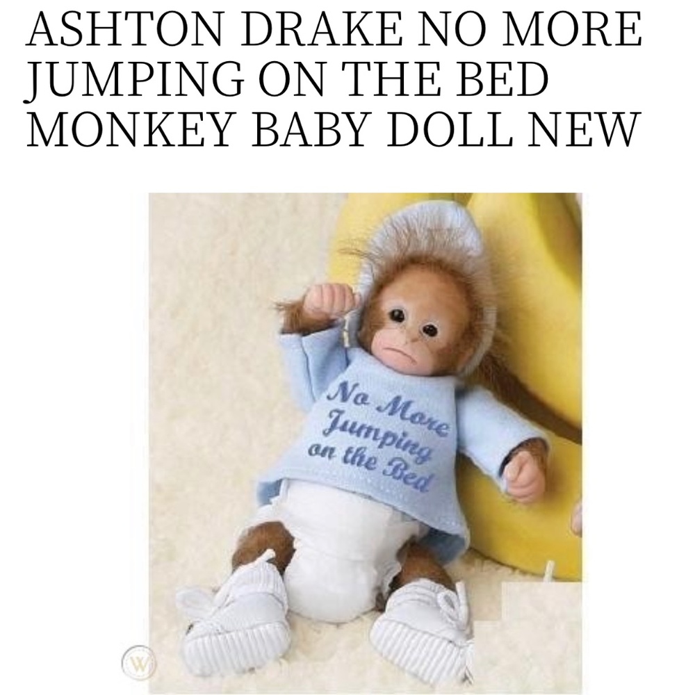 No more jumping on the bed  Monkey